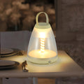 Rechargeable Touch Desk Lamp, Dimmable LED Table Light in Morandi Tones