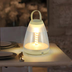 Rechargeable Touch Desk Lamp, Dimmable LED Table Light in Morandi Tones