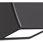 Arandela de Parede Elisay para Exterior, LED de Estilo Industrial, Alumínio Fundido Preto