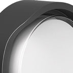 Applique murale Greory ronde ou ovale, LED minimaliste pour espaces extérieurs  