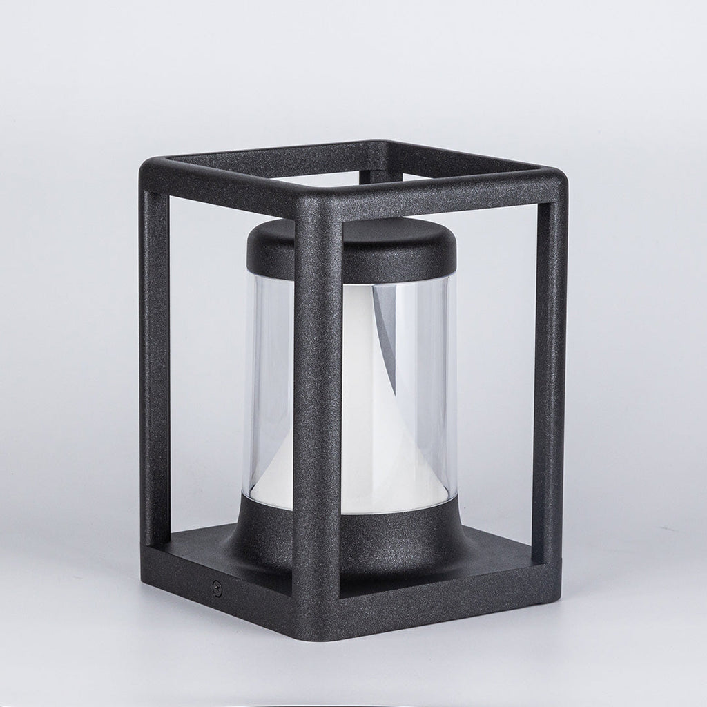 Lunan Aluminum Garden Stake Light, Scandinavian LED Bollard Design