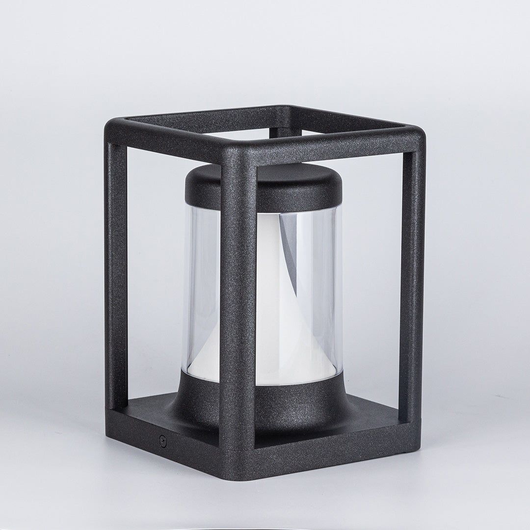 Lunan Aluminum Garden Stake Light, Scandinavian LED Bollard Design