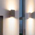 Steadfast Terrazzo Aluminium Udendørs Væglampe, Op-Ned LED Væglampe