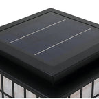 Luz de Pilar Solar em Aço Inoxidável, LED Regulável em 3 Níveis