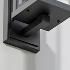 Gardener Wall Sconce For Outdoors, American Minimalist Style, Black Aluminum
