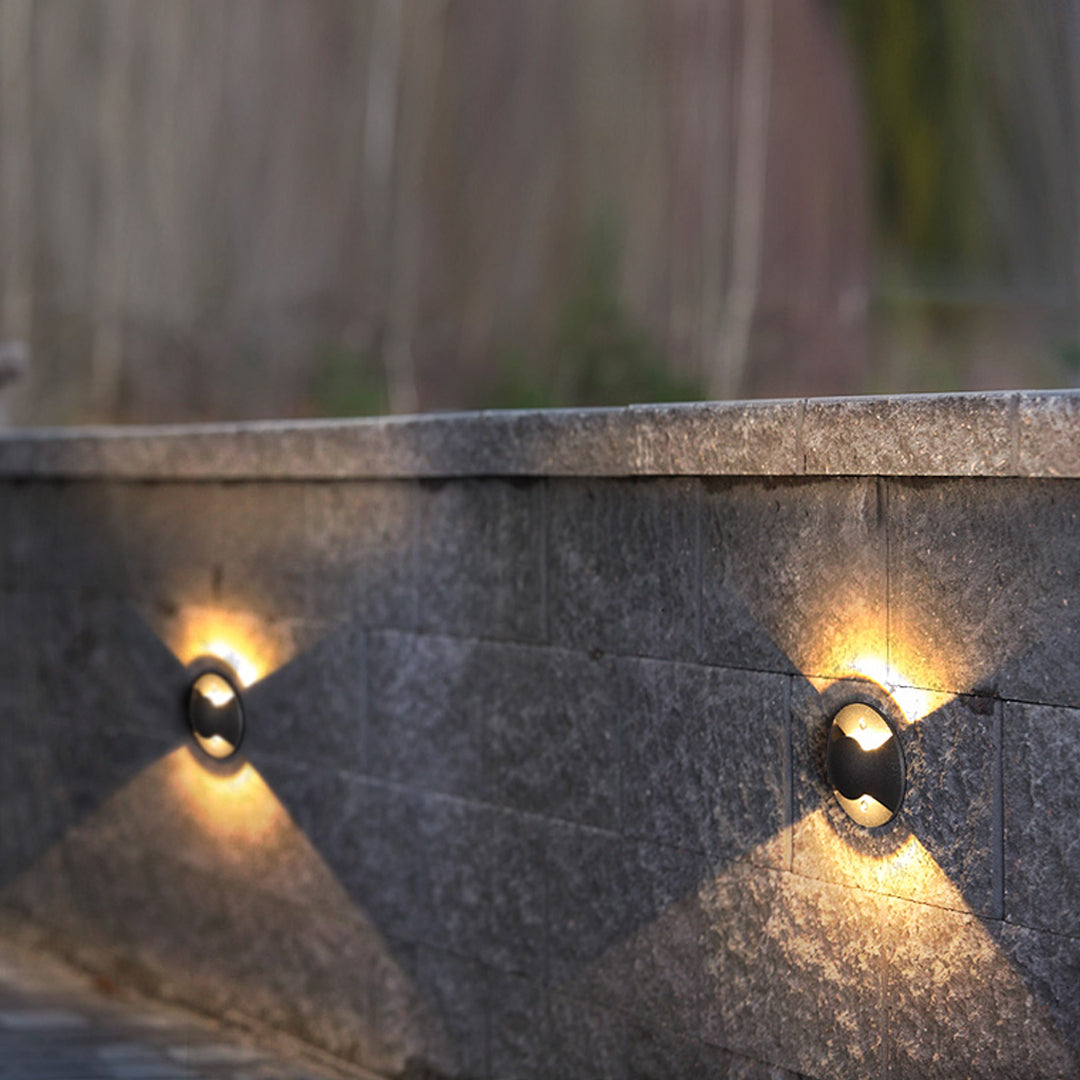 Brønnlys med sideutstrålende LED, livlig aluminiumsdesign