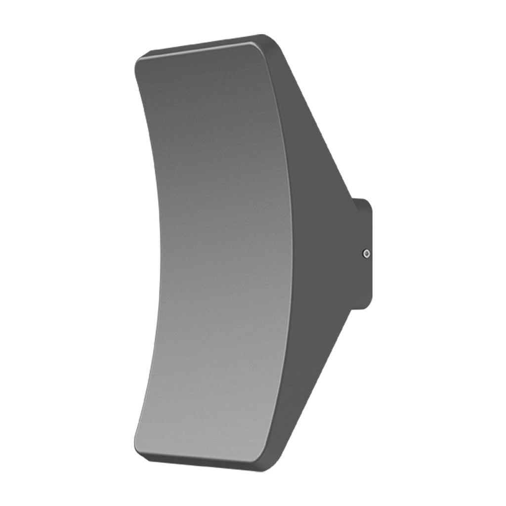Luz de Parede Exterior LED Impermeável, Arandela Minimalista em Alumínio e Vidro