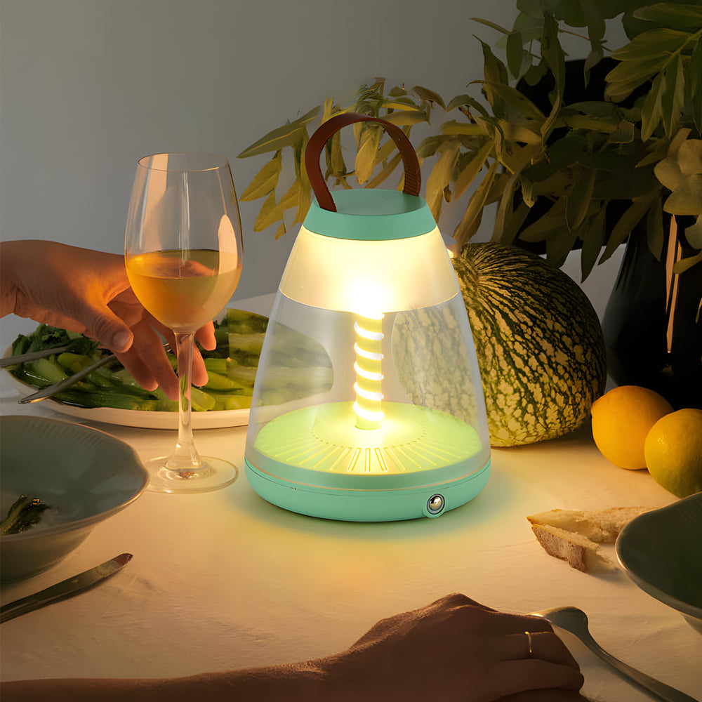 Rechargeable Touch Desk Lamp, Dimmable LED Table Light in Morandi Tones