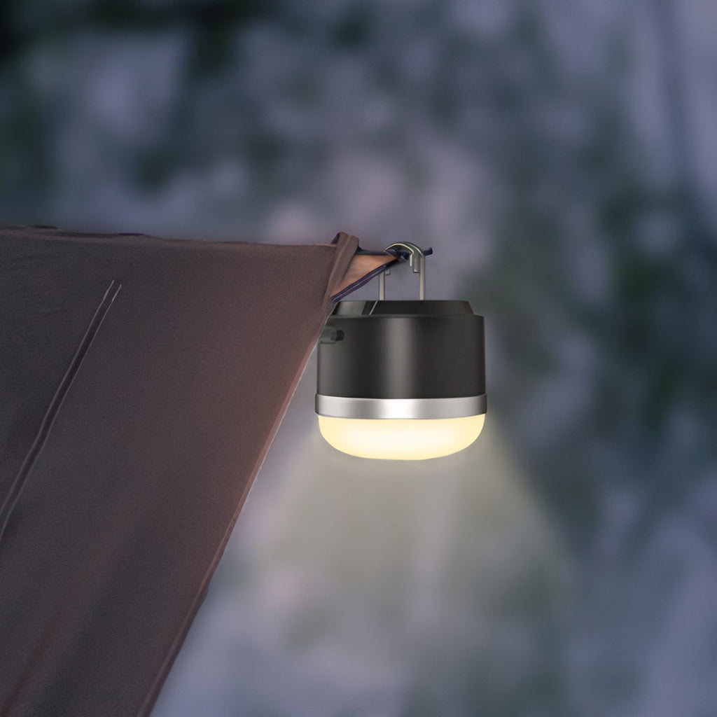 Rechargeable LED Camping Lantern With Power Bank and SOS Flashlight