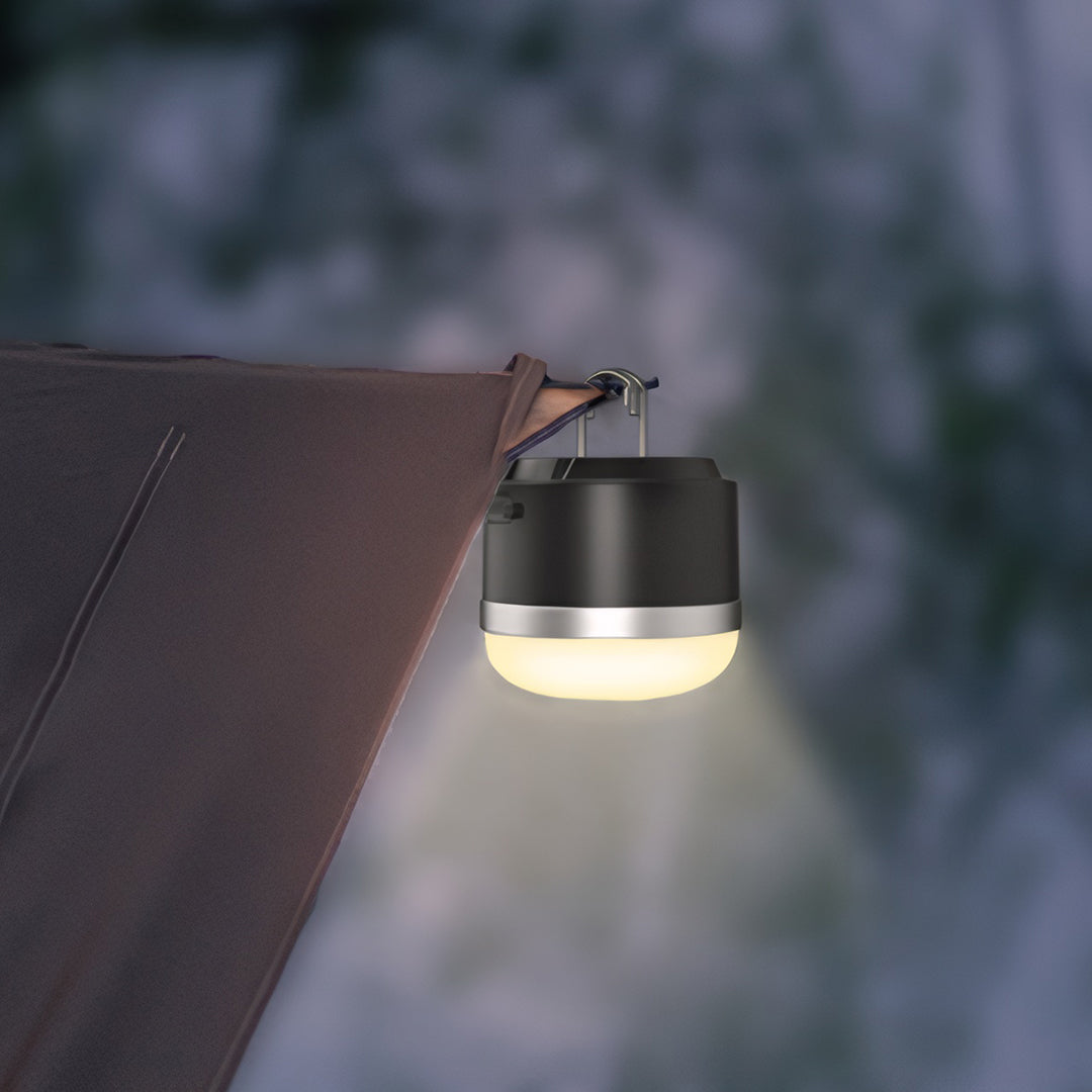 Rechargeable LED Camping Lantern With Power Bank and SOS Flashlight