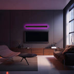 Linear Metal Outdoor Wall Light With Acrylic Diffuser, Black