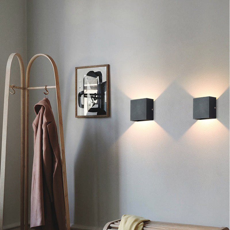 Adjustable Outdoor Wall Light, Weatherproof Metal Sconce