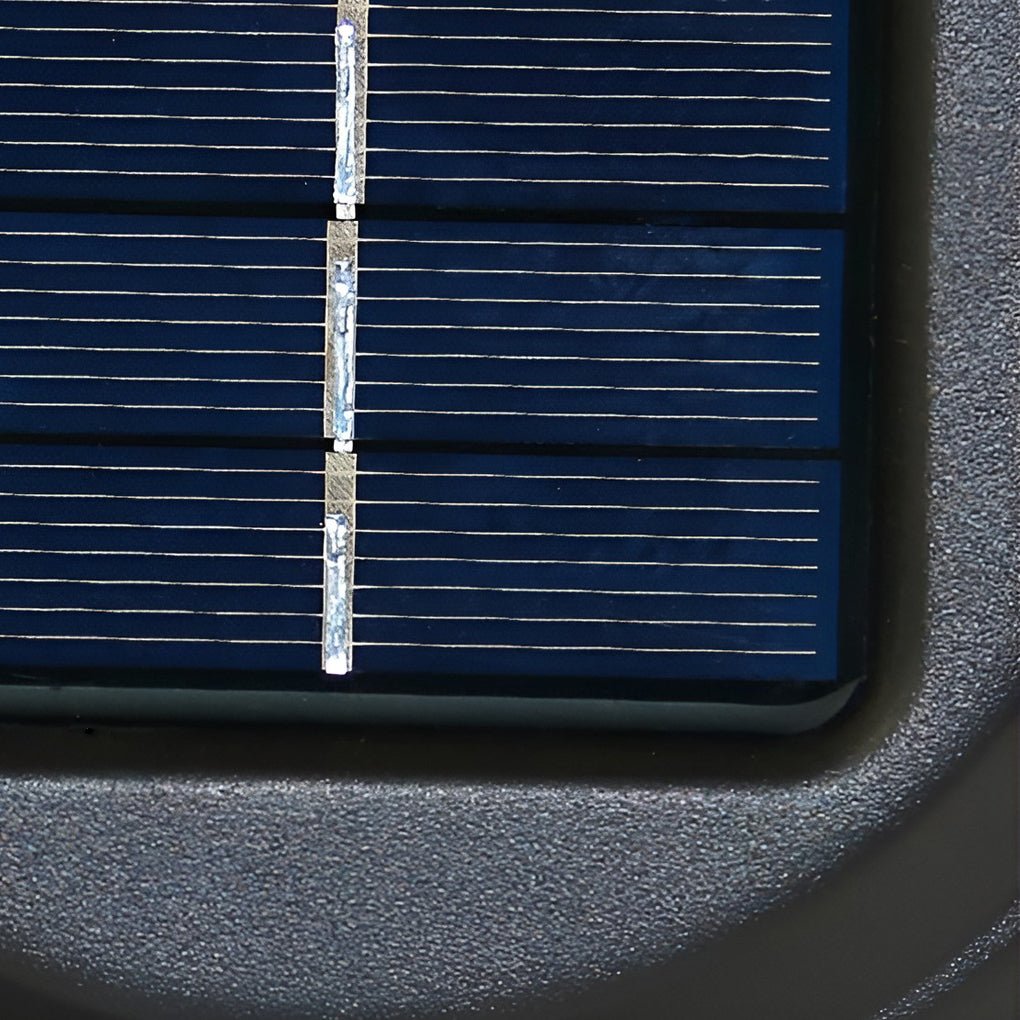 Industrial Solar LED Outdoor Wall Lamp, Aluminum And Glass Design