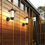 Applique murale extérieure LED style lanterne Tala, en aluminium moulé