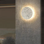Luz de Parede Exterior Terrazzo Disc, LED à Prova de Água