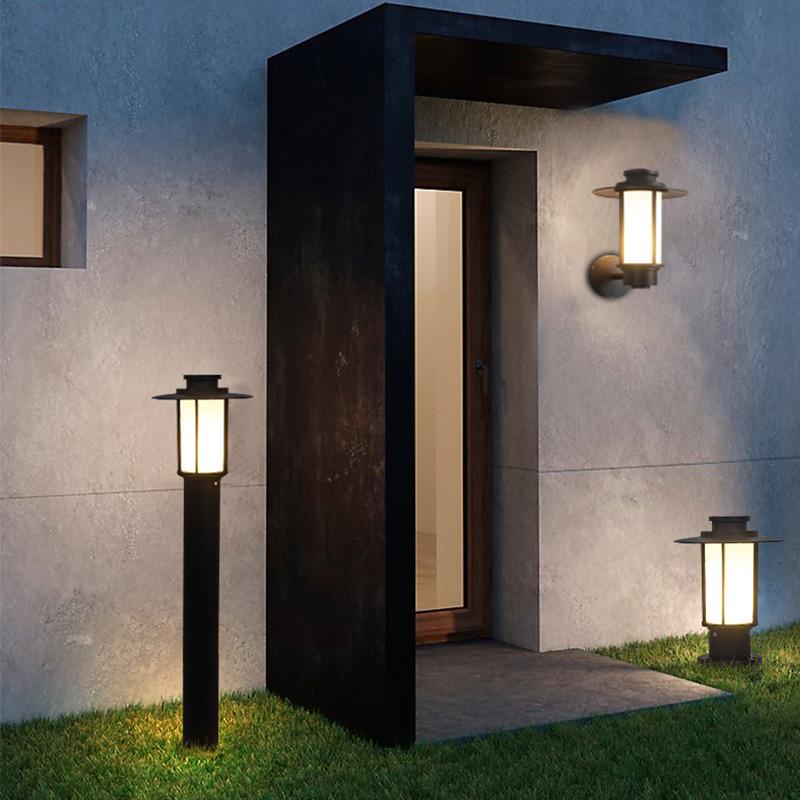 Applique murale extérieure LED style lanterne Tala, en aluminium moulé