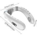 Portable Neck Fan with Cooling Plate, 5200mAh Battery, Bladeless