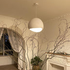 Pendant Light, Nubia Cloud Sphere, Polystyrene Shade, E26 LED