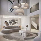 Pendant Light, Nubia Cloud Sphere, Polystyrene Shade, E26 LED