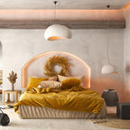 Pendant Light, Nubia Cloud Sphere, Polystyrene Shade, E26 LED
