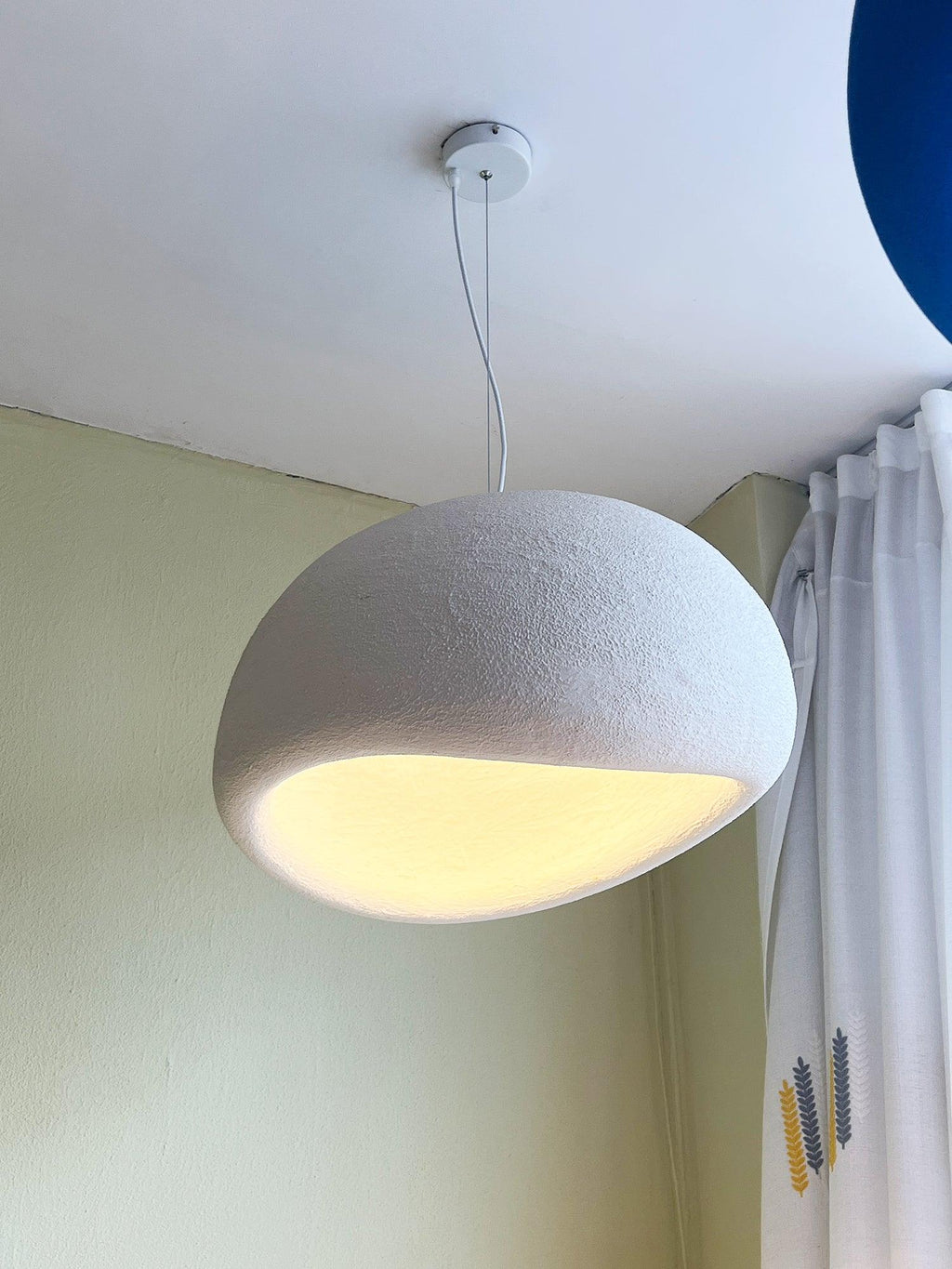 Pendant Light, Nubia Cloud Sphere, Polystyrene Shade, E26 LED