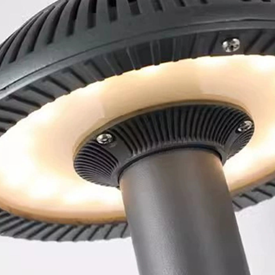 Luz de Paisagem em Forma de Cogumelo, Luminária LED de Alumínio para Parede ou Jardim