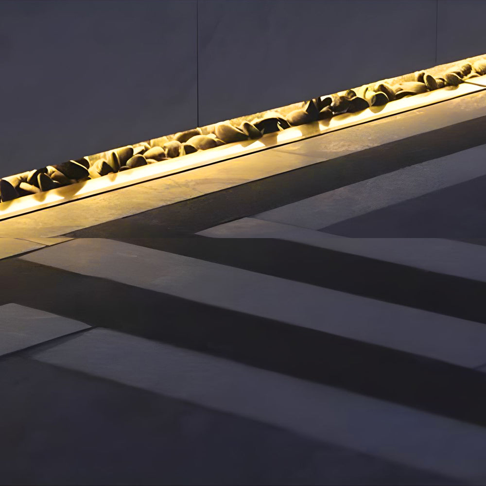304 Stainless Steel LED Strip Light, Frosted Glass Deck Lamp