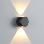 To-hodet eller fire-hodet aluminium utendørs vegglampe, IP65-klassifisert