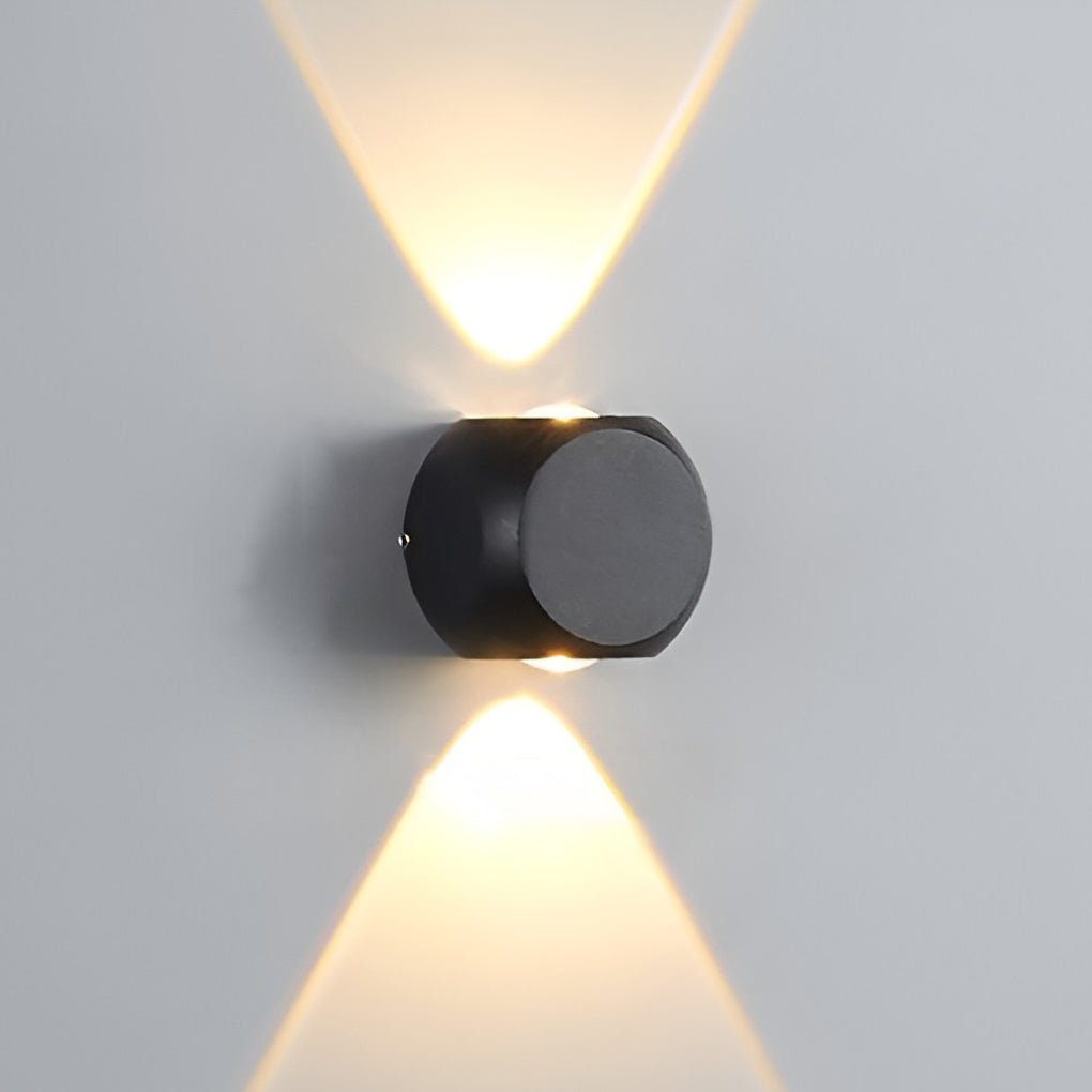 To-hodet eller fire-hodet aluminium utendørs vegglampe, IP65-klassifisert