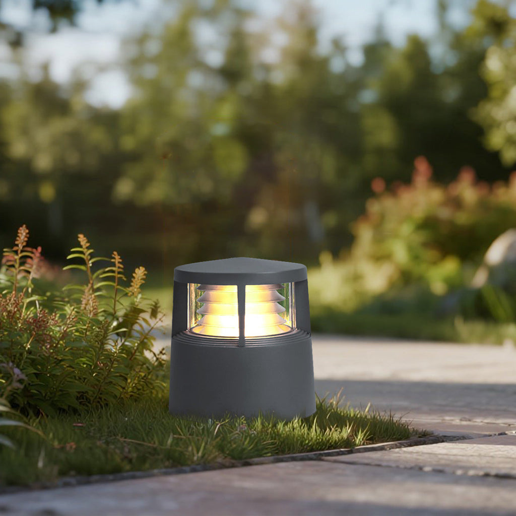 Luz de Baliza Exterior Philip Nordic em Alumínio com Lâmpada LED E27
