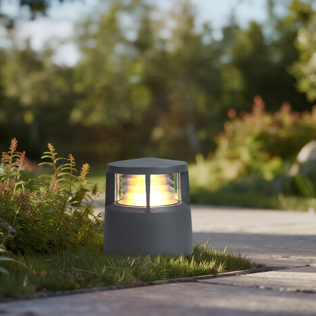 Luz de Baliza Exterior Philip Nordic em Alumínio com Lâmpada LED E27