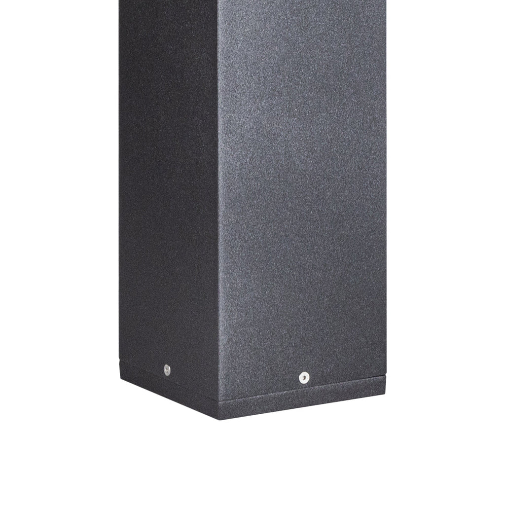 80cm Black Aluminum Lawn Bollard Light, OSRAM LED Nordic Design