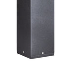 80cm Black Aluminum Lawn Bollard Light, OSRAM LED Nordic Design