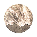 Aplique de Parede Exterior em Resina com Brilho LED Quente, Design Beauty Sunrise