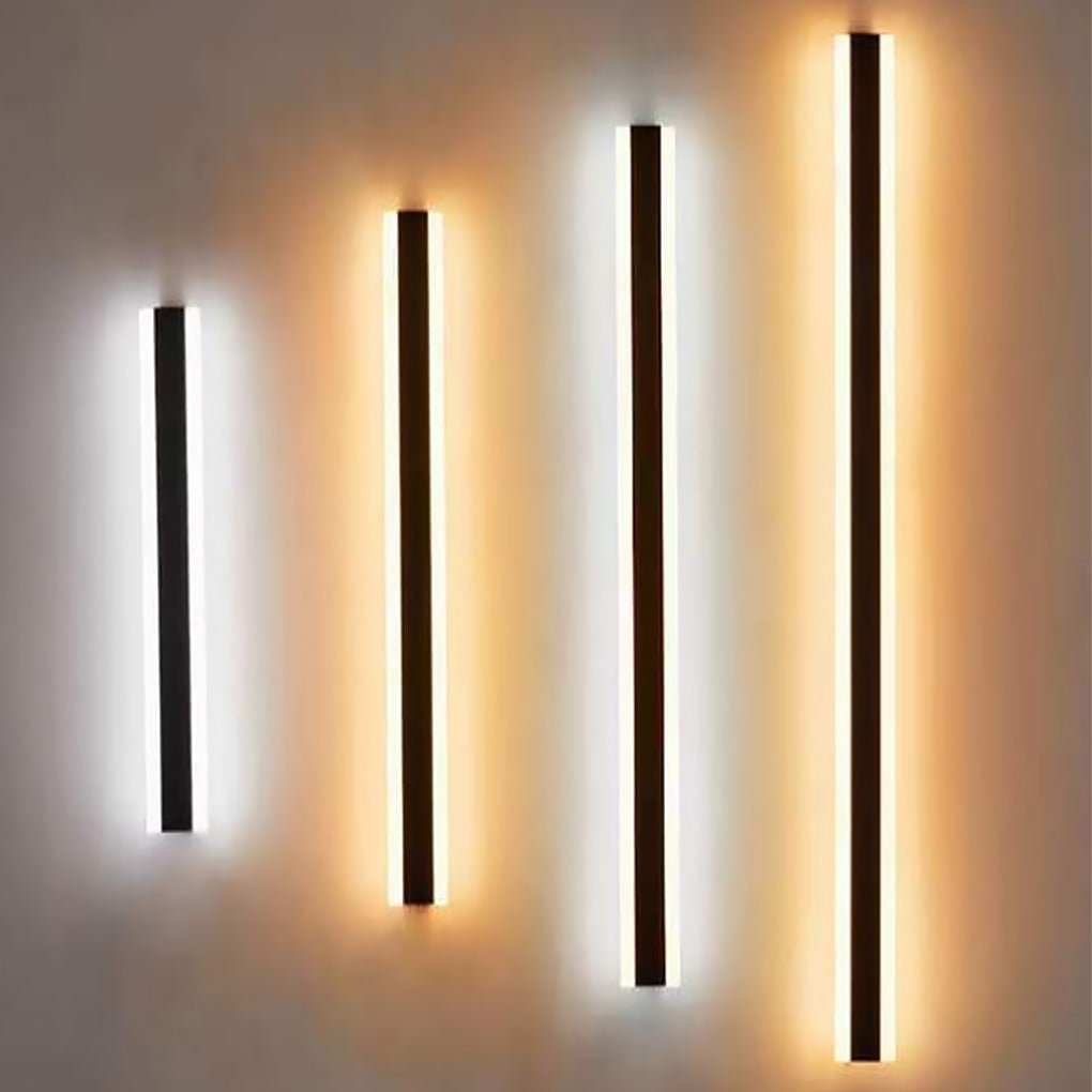 United lineært LED-udendørs væglampe, 60–240 cm, dæmpbar RGB og varm hvid