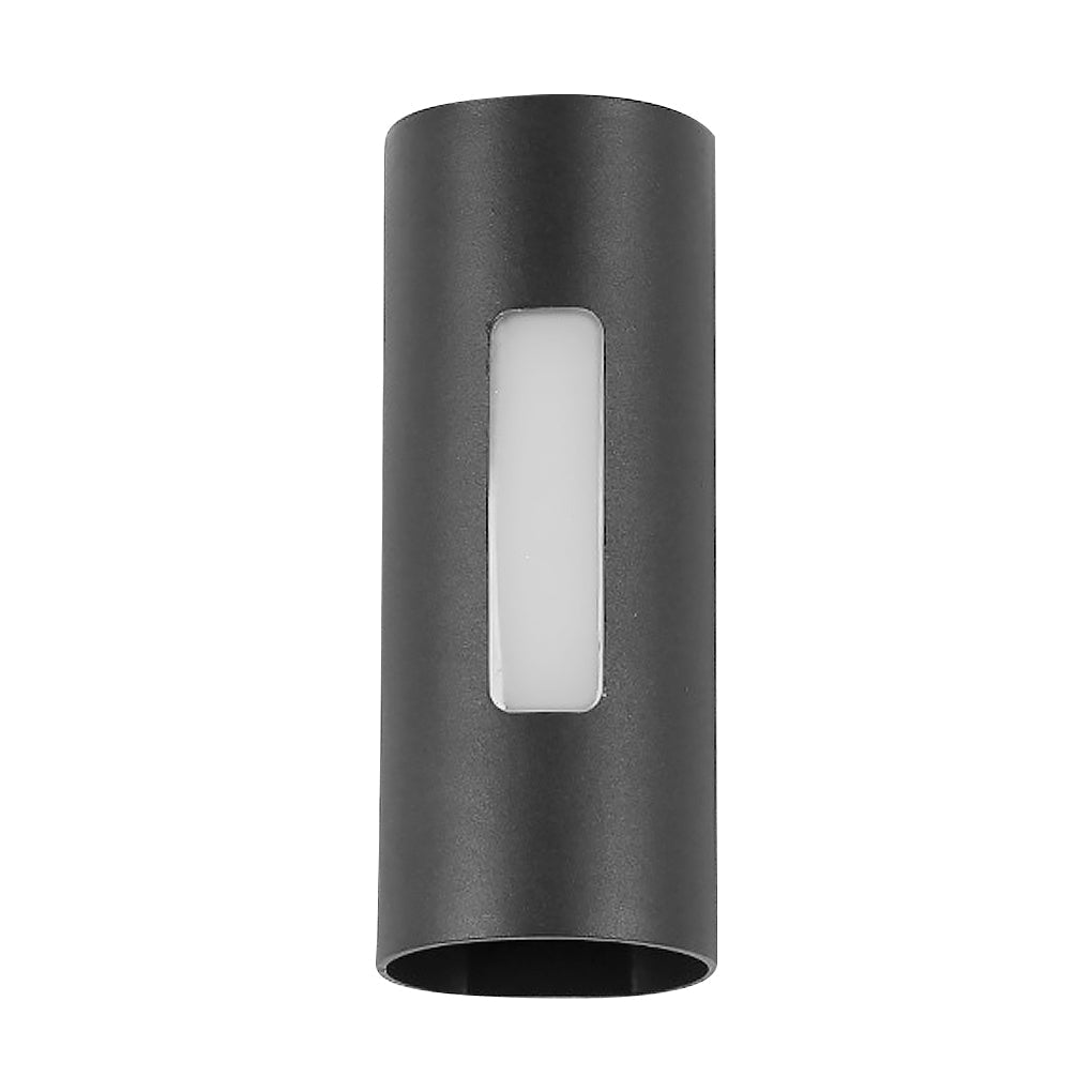 Utendørs vegglampe, minimalistisk aluminiumsdesign med varm LED-glød