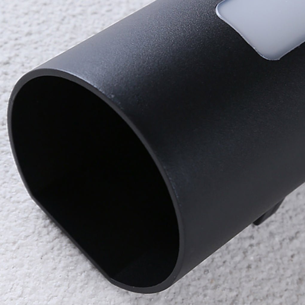 Utendørs vegglampe, minimalistisk aluminiumsdesign med varm LED-glød