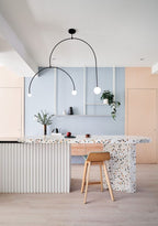 Chandelier, Mobile Opaline Glass Globes, Brass or Black, G9 and G4
