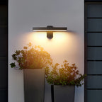 Adjustable LED Outdoor Wall Light, Black Aluminum, IP65 Rated