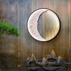Sigmn Crescent Moon aluminium vegglampe for utendørsområder