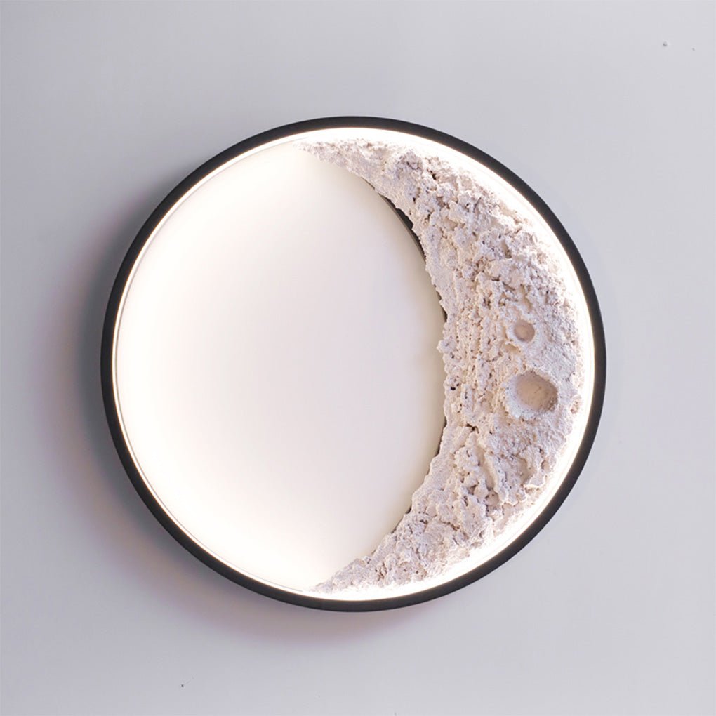 Sigmn Crescent Moon aluminium vegglampe for utendørsområder