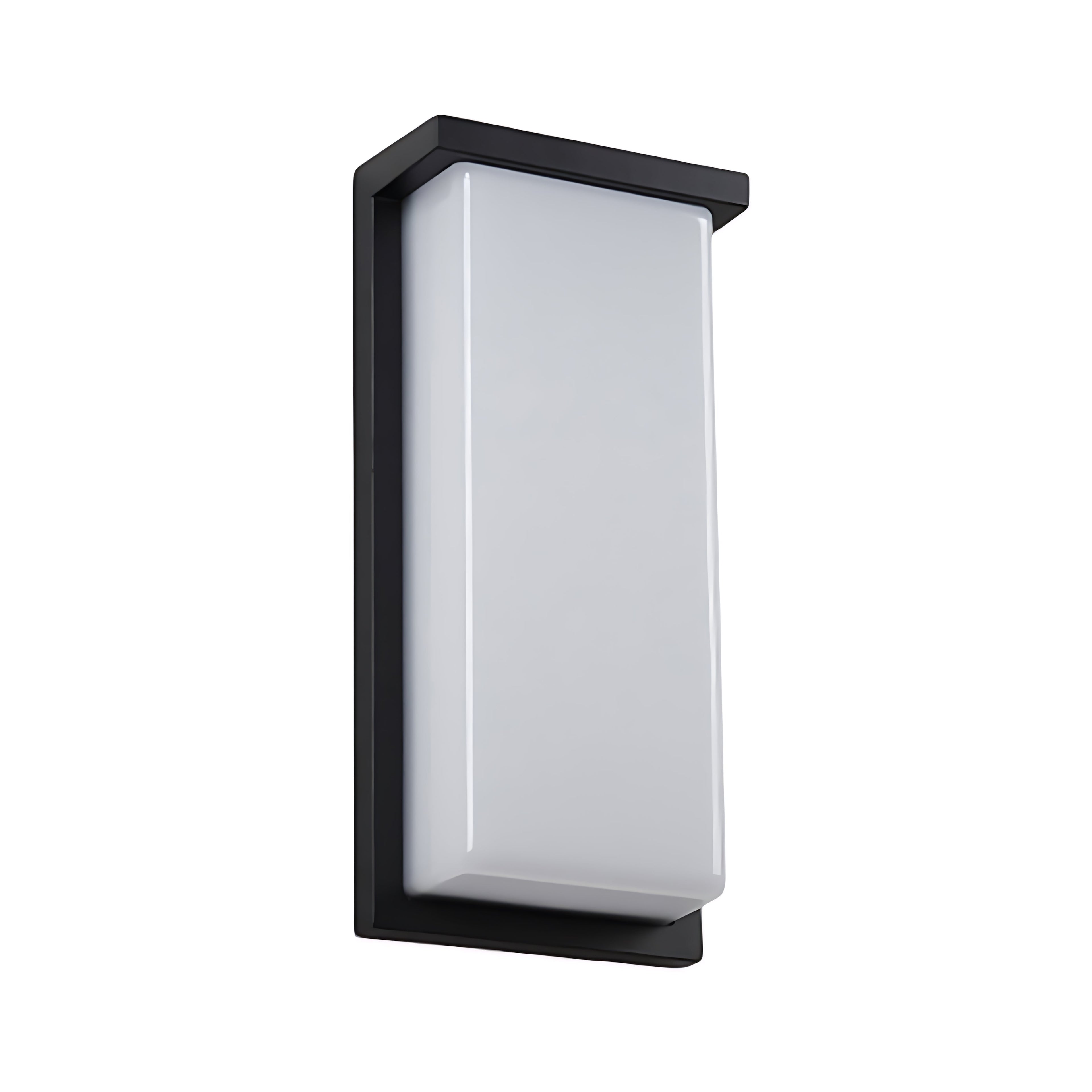 Applique murale extérieure rectangulaire, aluminium moulé sous pression Heather avec LED