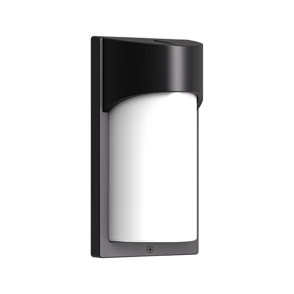 Laurce Nordic LED udendørs væglampe, sort aluminium, OSRAM-chip