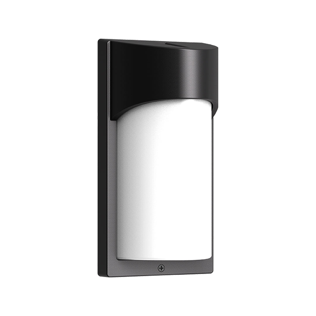 Laurce Nordic LED udendørs væglampe, sort aluminium, OSRAM-chip