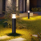 Lunan Aluminum Garden Stake Light, Scandinavian LED Bollard Design