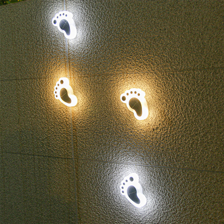 Solcelledrevet LED-havebelysning, skumring-til-daggry ABS jordspyd
