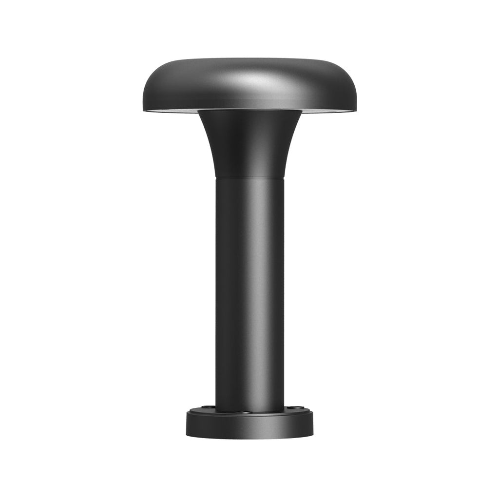 Matte Black Aluminum Bollard Light, 30cm or 60cm Outdoor LED Lamp