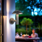 Luz de Paisagem em Forma de Cogumelo, Luminária LED de Alumínio para Parede ou Jardim