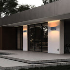 Nordic Rectangle LED Outdoor Wall Light With Side Groove Detail