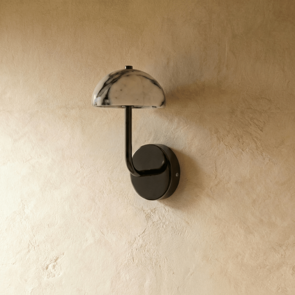 Close view of the Clérachic pull chain hanging beneath the marble dome
